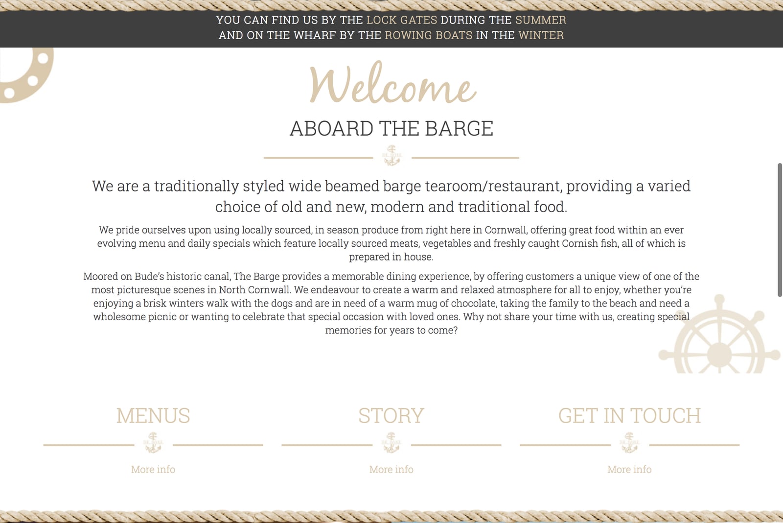 All Aboard The Barge in Bude…, part 2 of 3