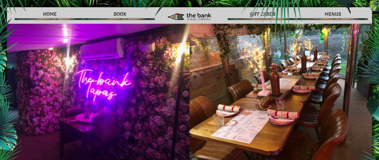 Animated Jungle/Forestry Website for The Bank at Bude, part 1 of 4