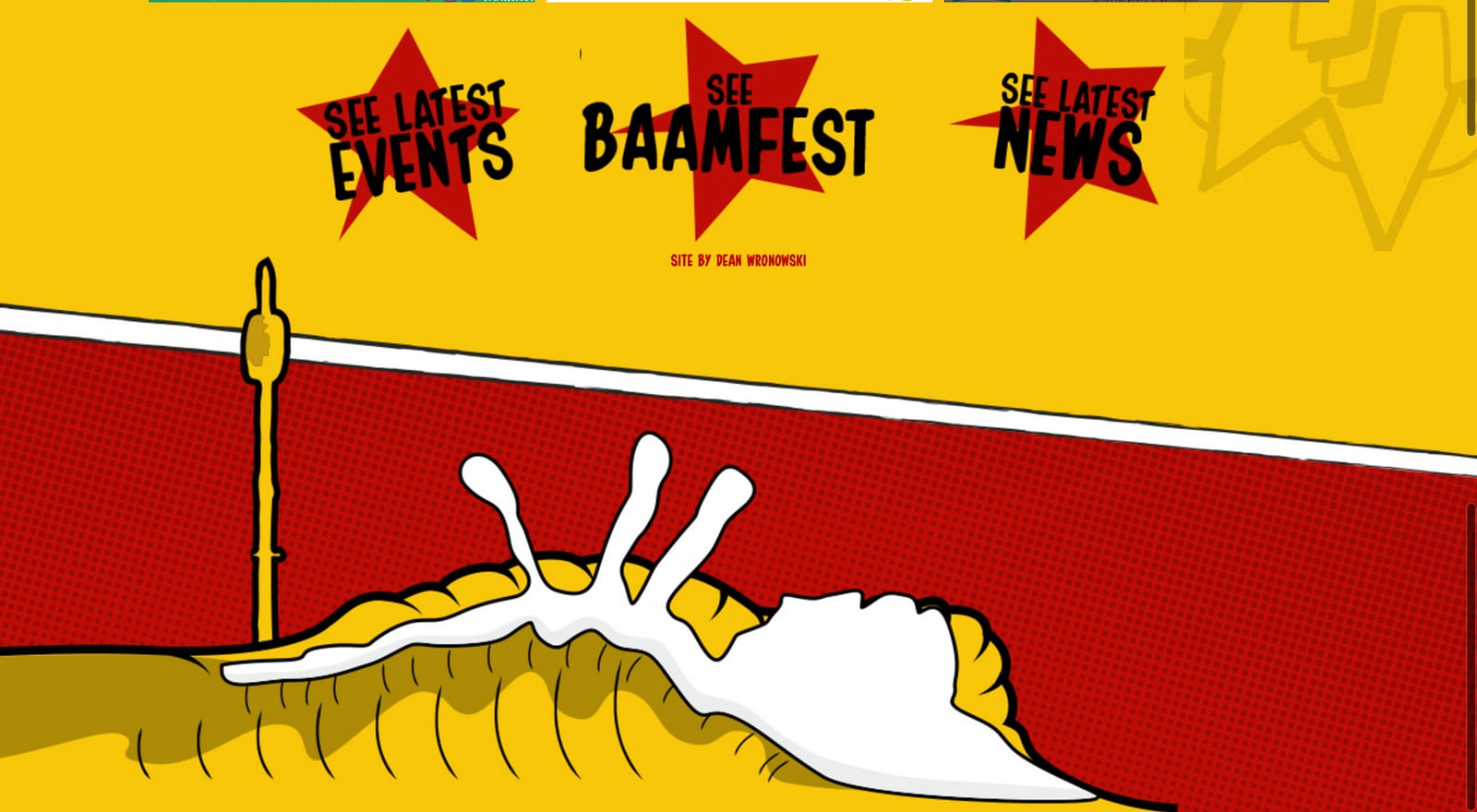 BAAMFest Illustration and Website Design in Bude, Cornwall, part 3 of 3