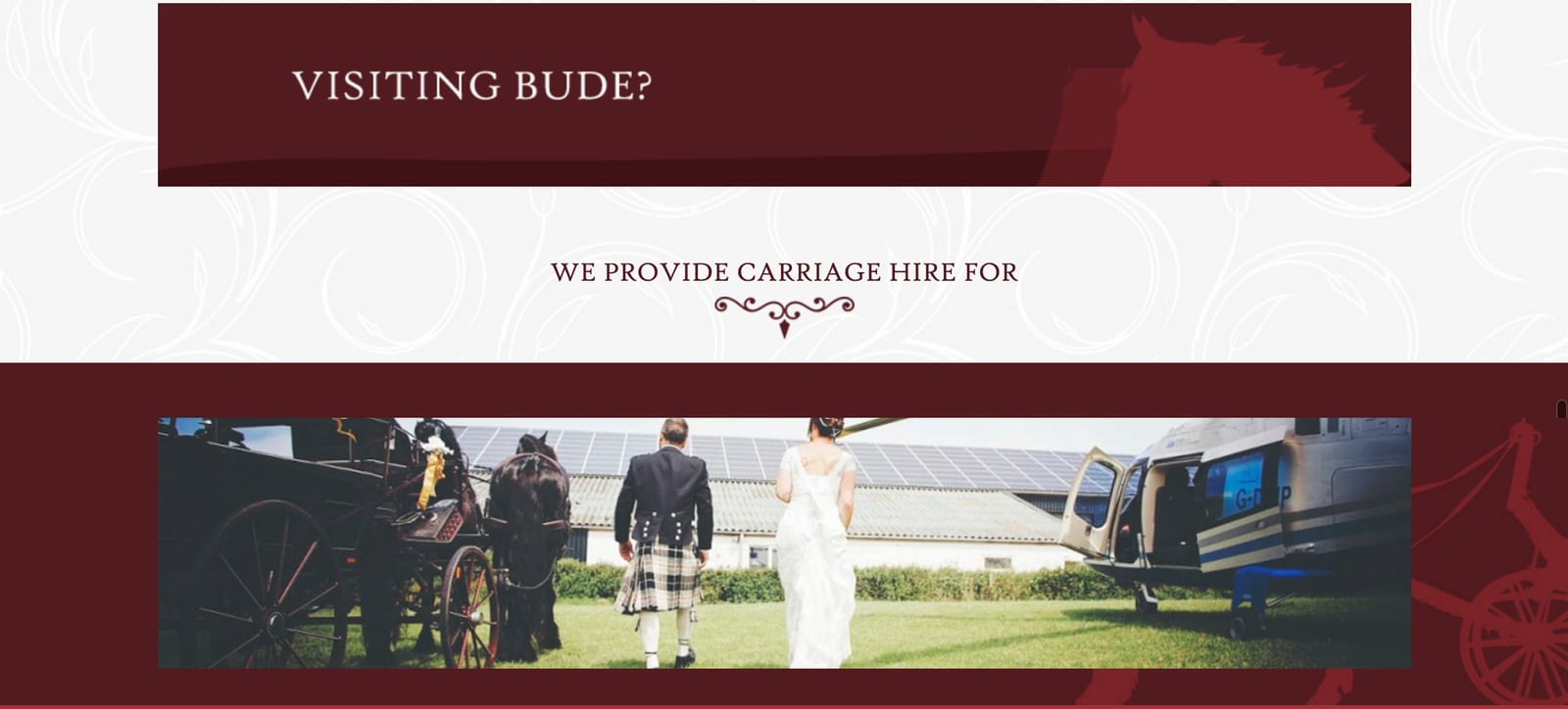 Bespoke Booking System & Website for Cornwall Carriages, part 3 of 3