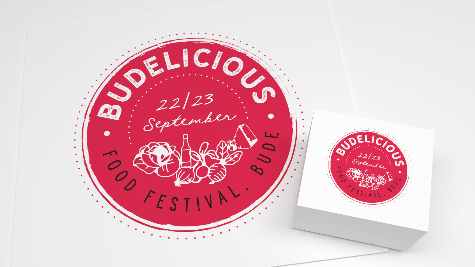 Branding for Budelicious – Bude’s Food Festival for 2018