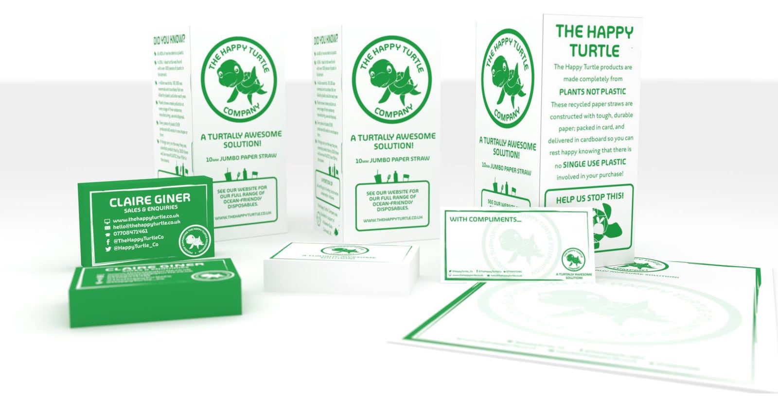 Branding and Packaging for The Happy Turtle, Cornwall, part 1 of 2