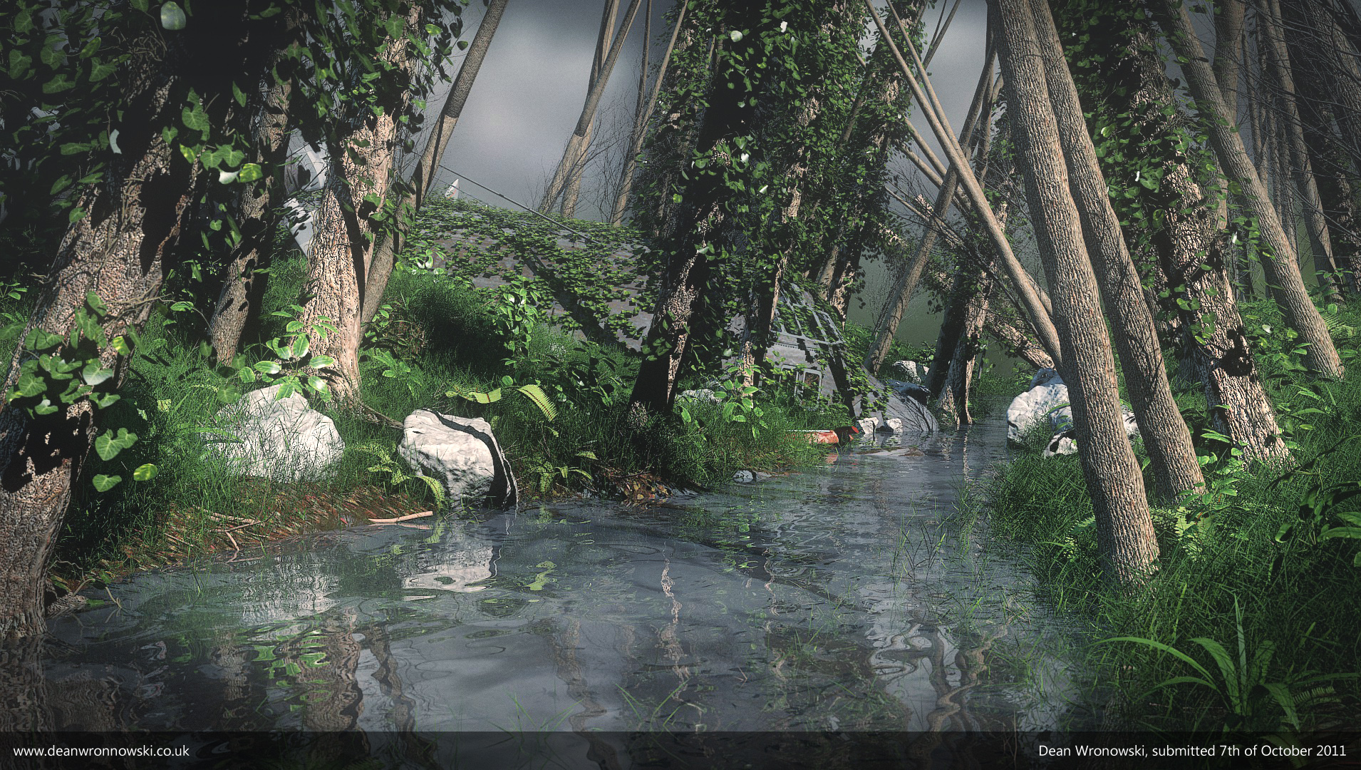 Competition Entry of a 3D Nature Scene Design