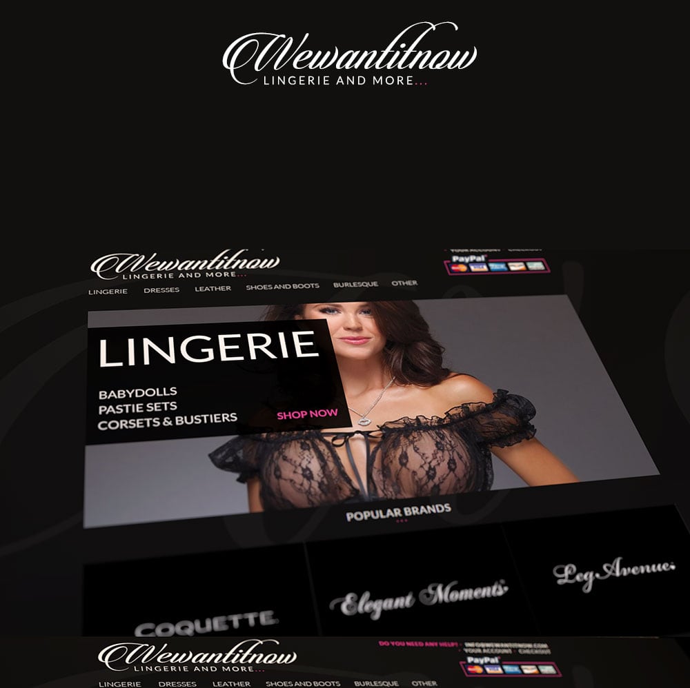 Manchester Website Design and Development for WeWantItNow, part 1 of 2