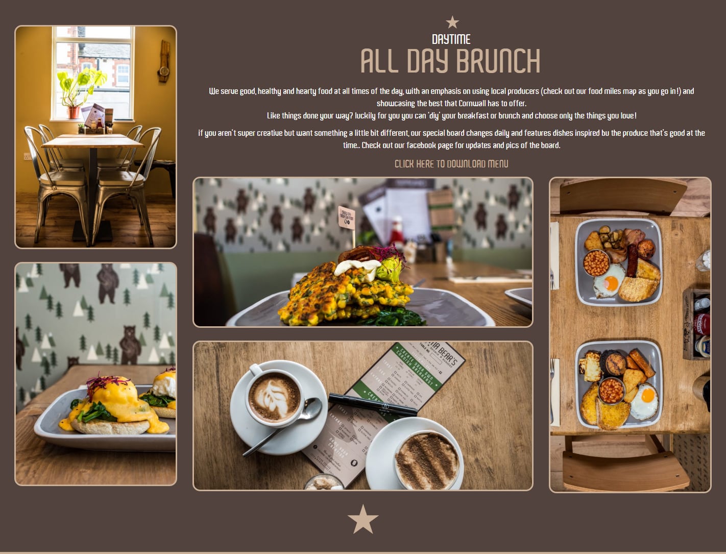 New Website for a Local Restaurant in Bude – Mumma Bears, part 2 of 2