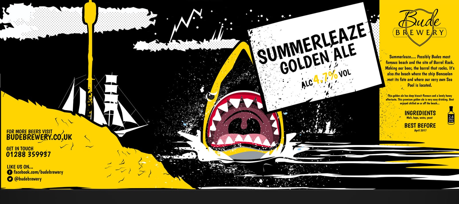 Re-Branding for Bude Brewery, Cornwall, part 1 of 2