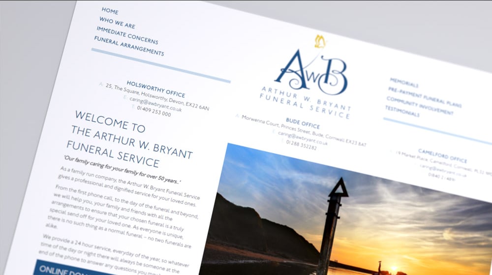 Website and Branding for Arthur Bryants in Bude, Cornwall, part 2 of 2