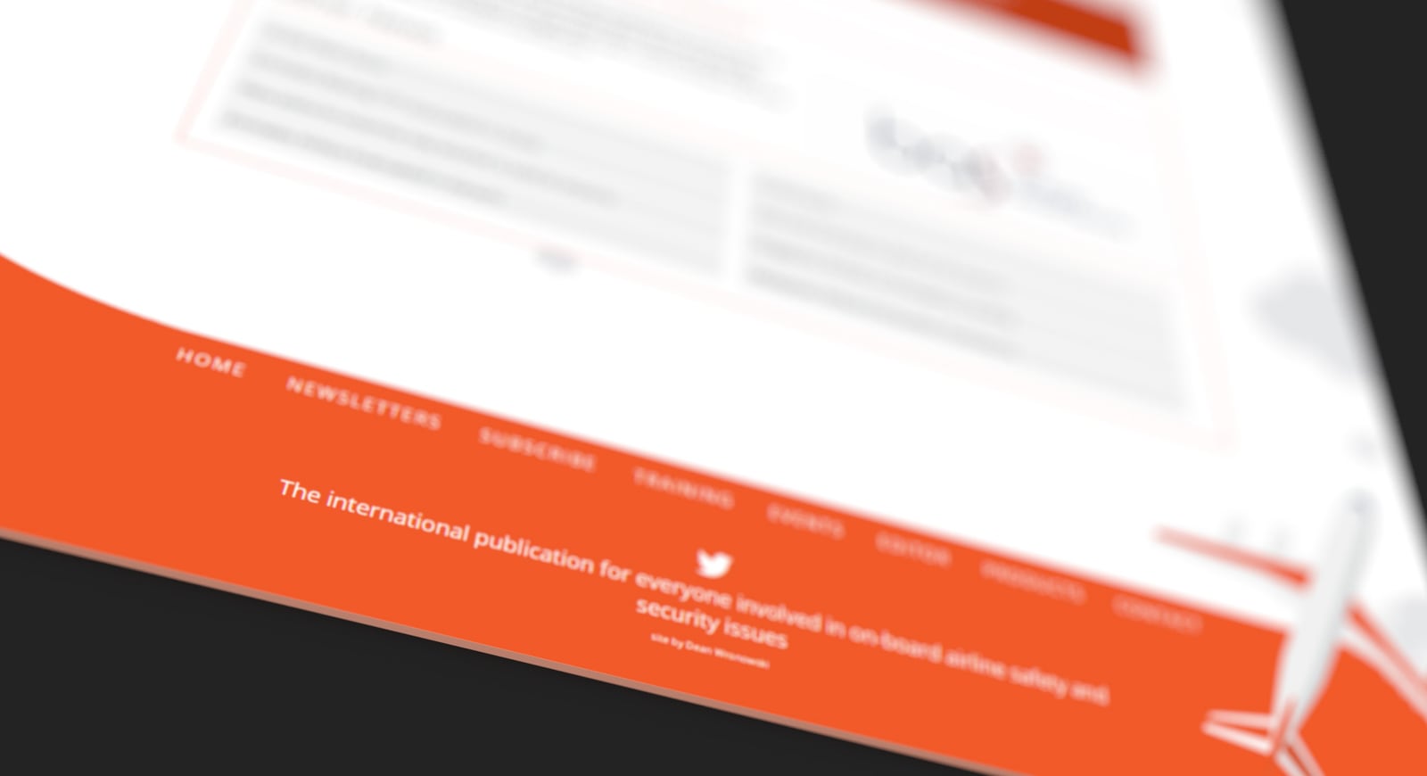 Website Design for Cabin Safety Update: Passenger Safety Newsletters, part 2 of 2