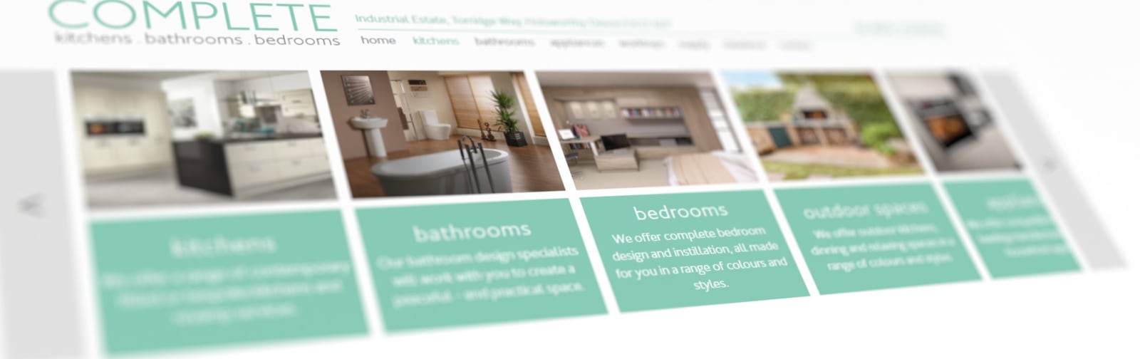 Website Design for Complete Kitchens in Holsworthy, part 1 of 2
