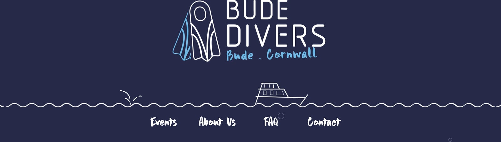Website Design and Graphics for Bude Dive Club, part 1 of 3