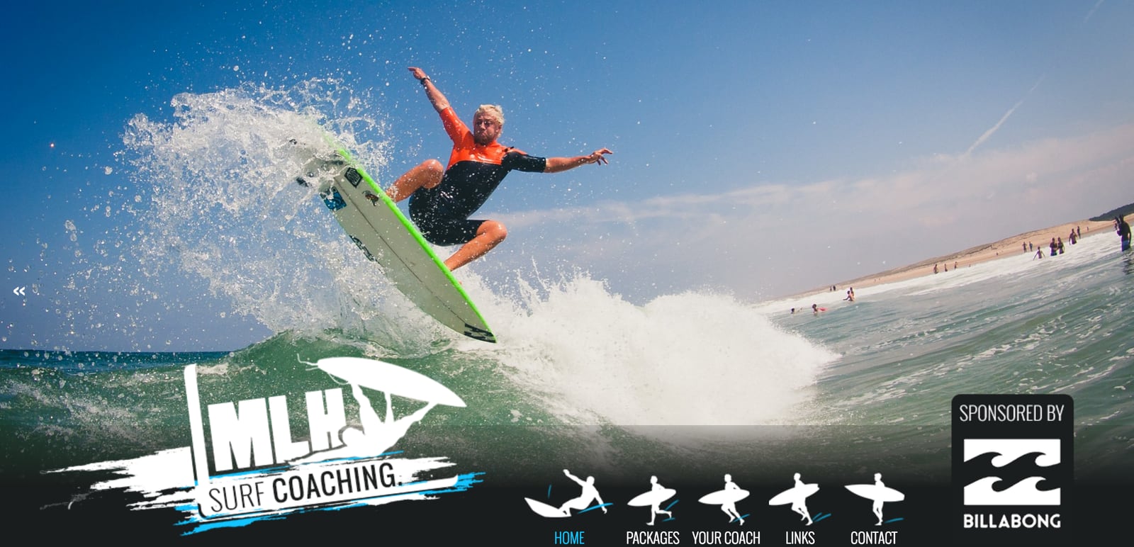Website Design for International Surfer in Cornwall, part 1 of 2