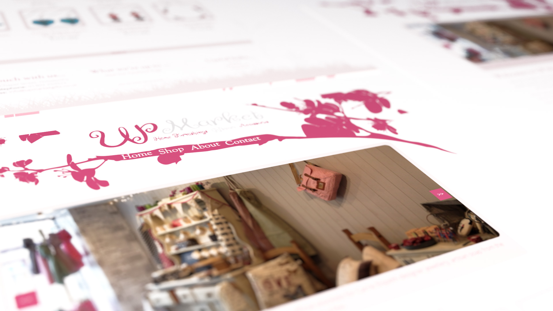 Website Design for UP Market Gifts in Holsworthy